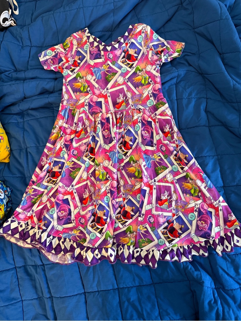 Sweet Little Cozy Disney’s Alice In Wonderland Crisscross Back Twirl 3T GUC